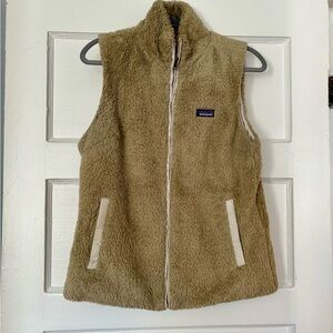 Patagonia Beige Fleece Vest